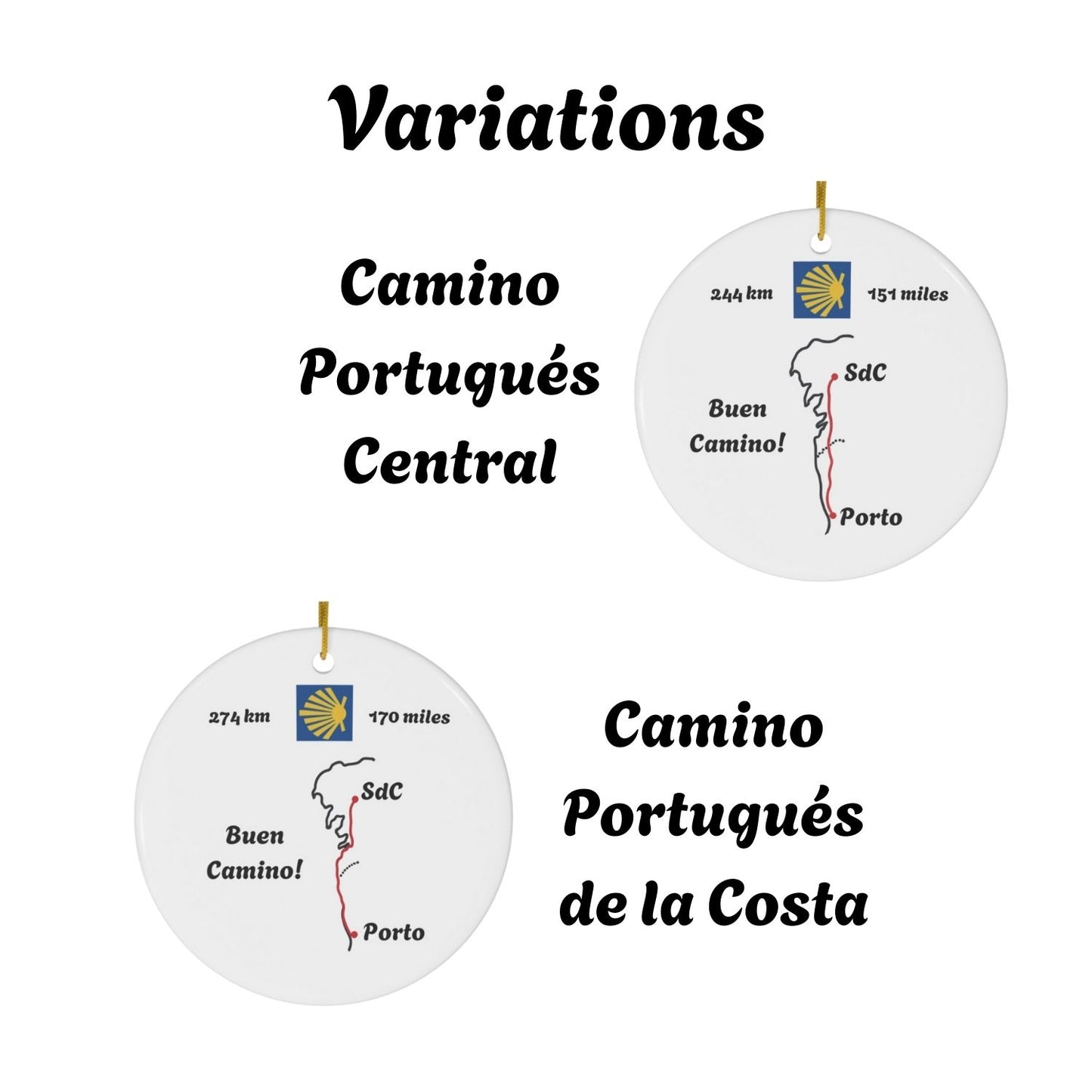 Camino Portugués Keepsake