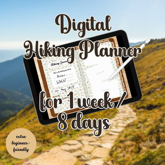 Digital Hiking Planner – 1 Week