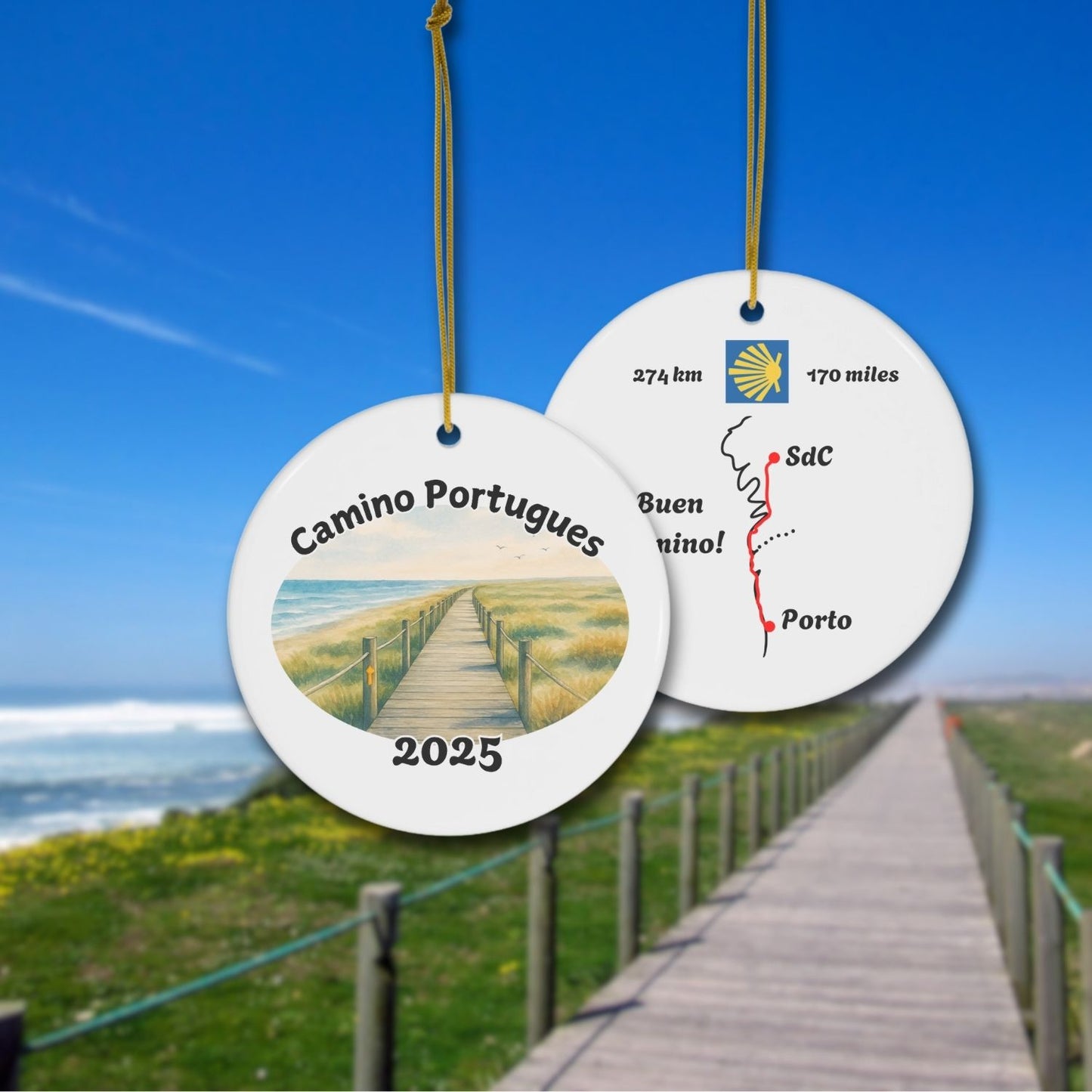 Camino Portugués Ornament