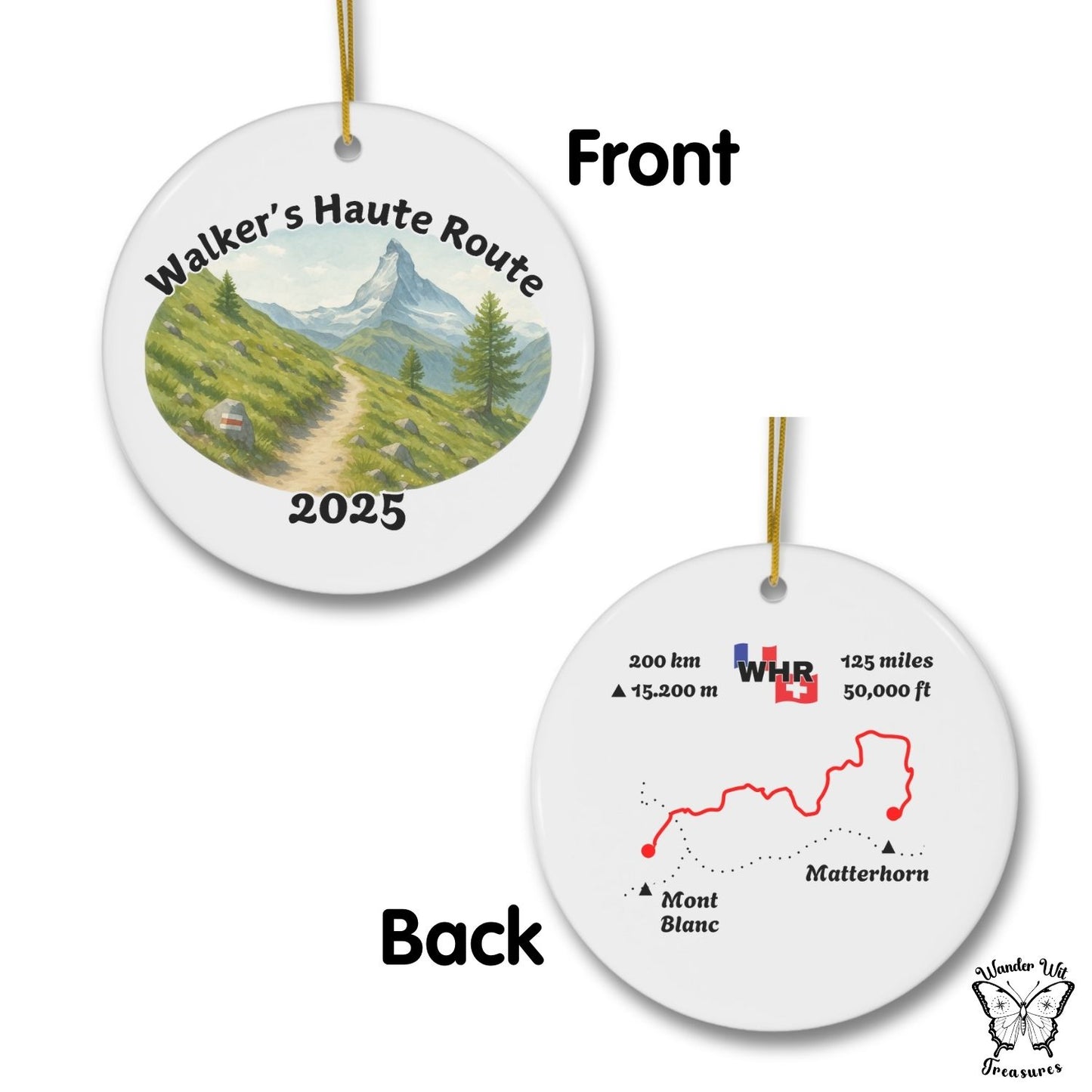 Walker's Haute Route Ornament Keepsake