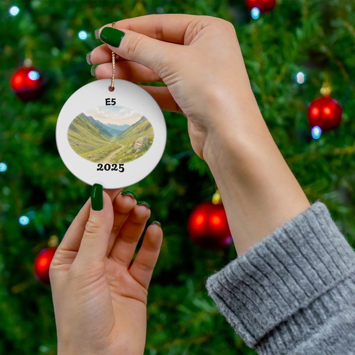 E5 - Oberstdorf-Meran - Ornament Keepsake