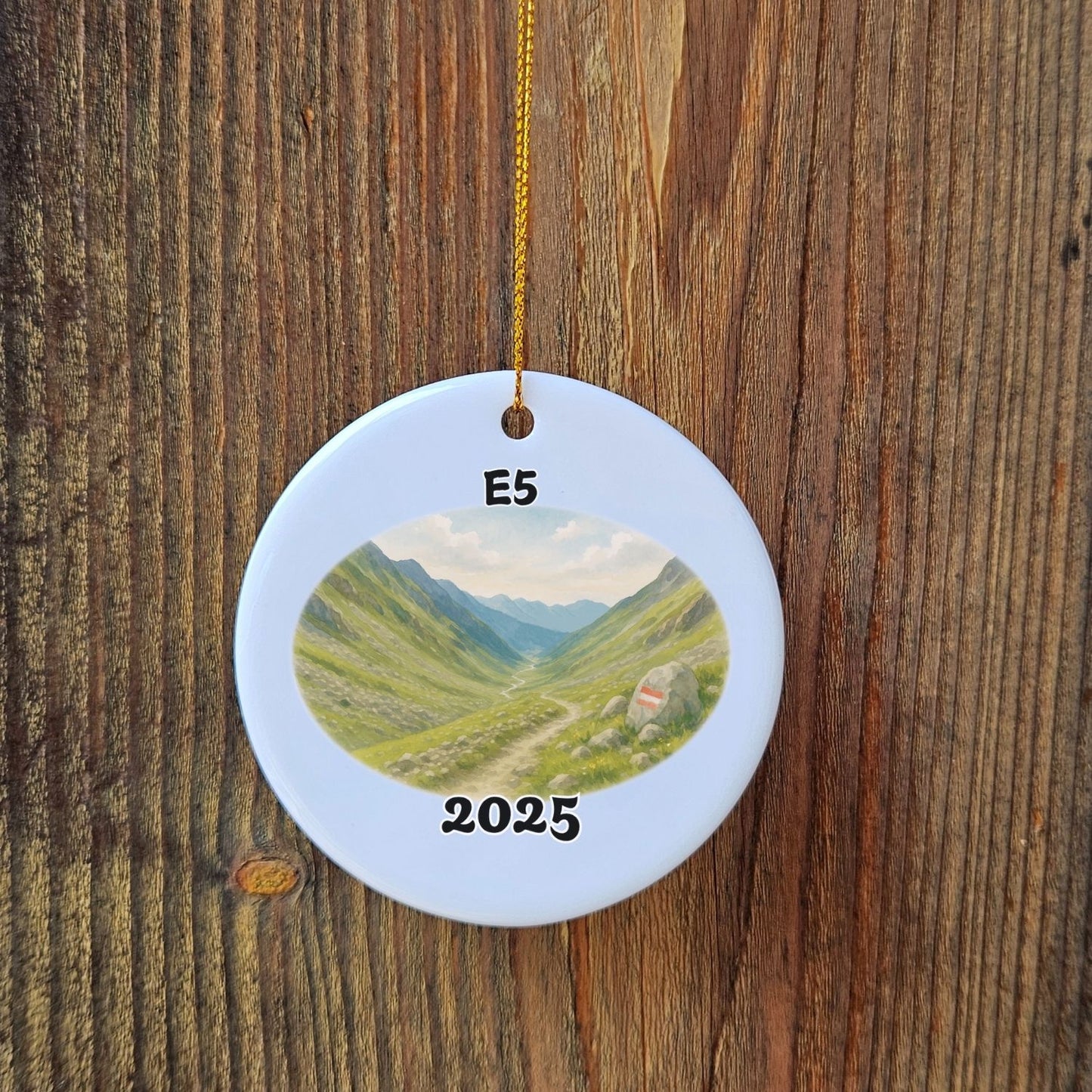 E5 - Oberstdorf-Meran - Ornament Keepsake