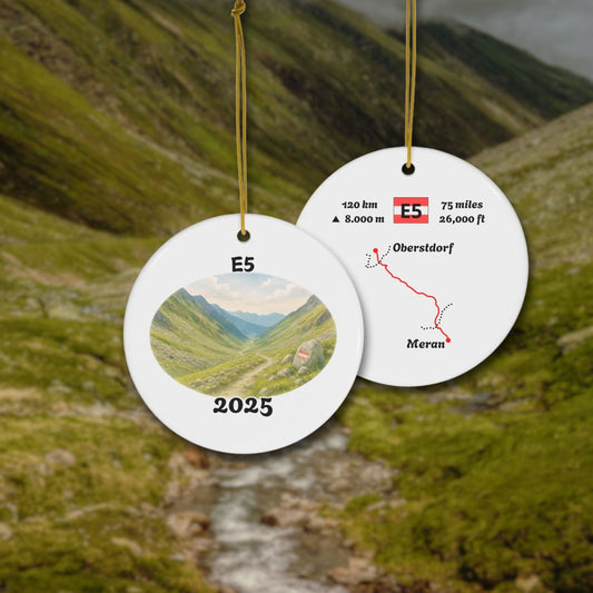 E5 - Oberstdorf-Meran - Ornament Keepsake