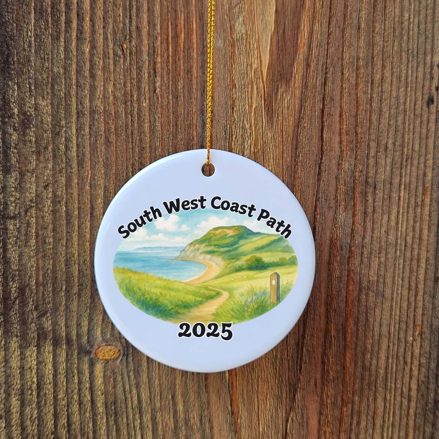 South West Coast Path Souvenir Medaillon