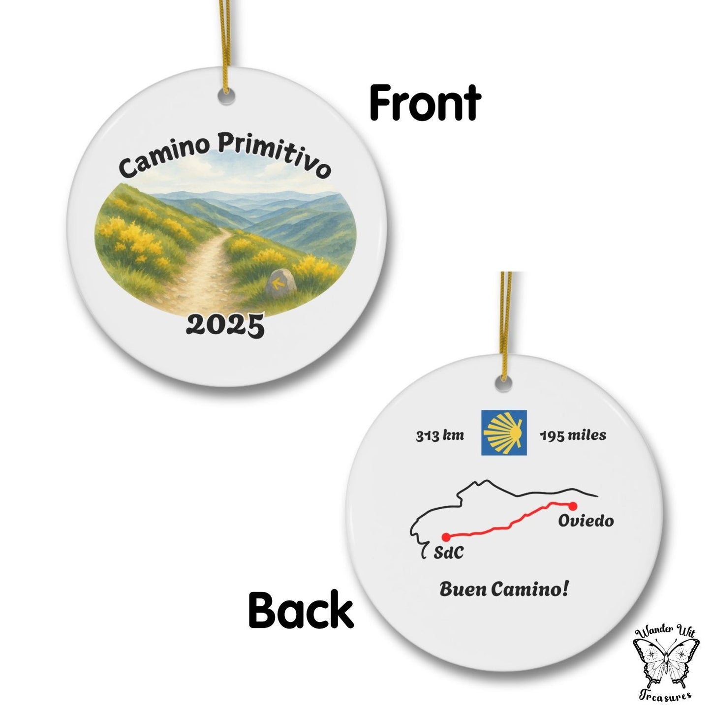 Camino Primitivo Souvenir Medaillon