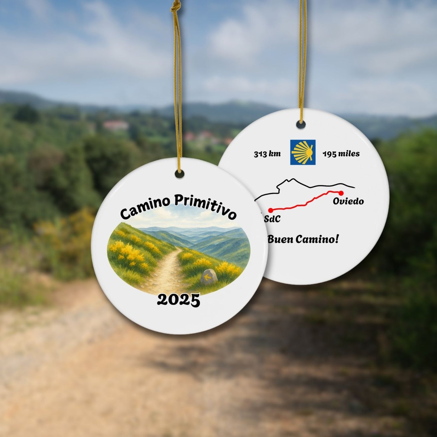 Camino Primitivo Souvenir Medaillon