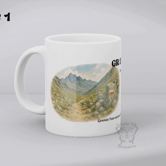 Showing two customization examples of the GR20-Mug in a short video.